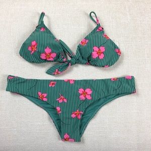 Billabong Seain Green Hawaii Bikini Set